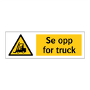 Se opp for truck