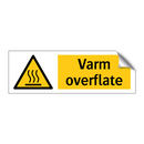 Varm overflate