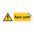 Åpen grøft