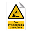 Fare kvelningsfarlig atmosfære