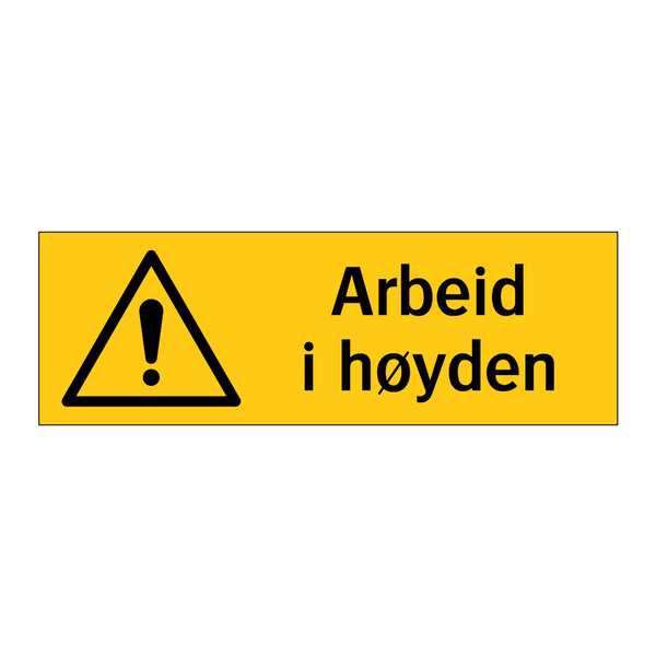 Arbeid i høyden & Arbeid i høyden & Arbeid i høyden & Arbeid i høyden & Arbeid i høyden