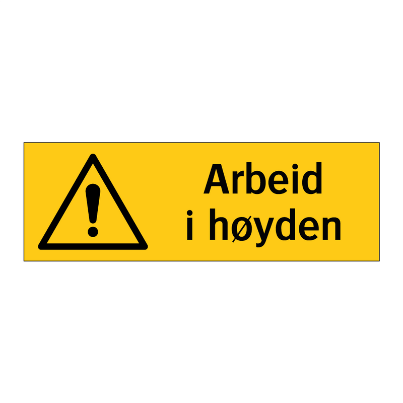 Arbeid i høyden & Arbeid i høyden & Arbeid i høyden & Arbeid i høyden & Arbeid i høyden