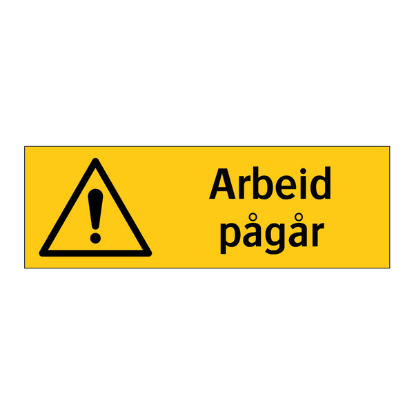 Arbeid pågår & Arbeid pågår & Arbeid pågår & Arbeid pågår & Arbeid pågår & Arbeid pågår