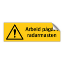 Arbeid pågår i radarmasten