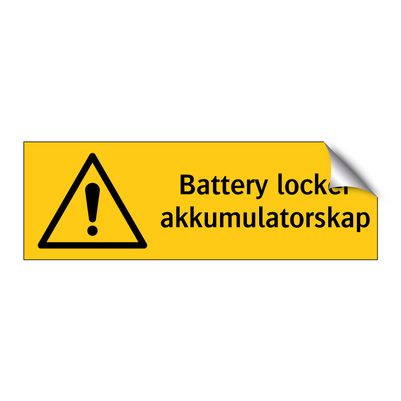 Battery locker Akkumulatorskap