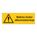 Battery locker Akkumulatorskap