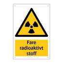Fare radioaktivt stoff