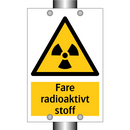 Fare radioaktivt stoff