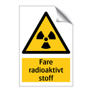 Fare radioaktivt stoff