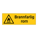 Brannfarlig rom