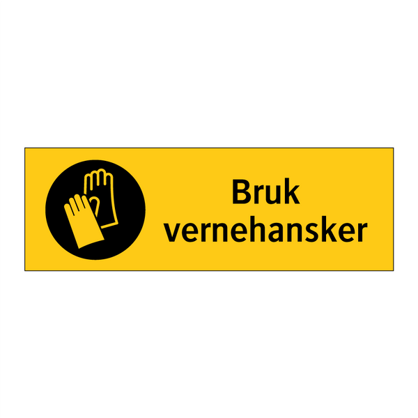 Bruk vernehansker