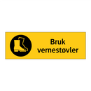 Bruk vernestøvler