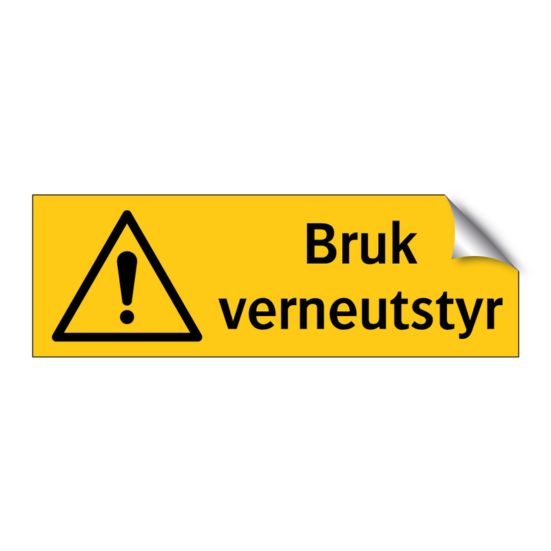 Bruk verneutstyr