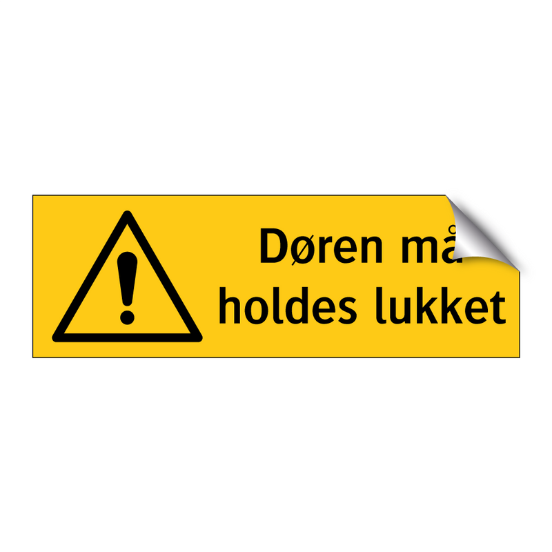 Døren må holdes lukket & Døren må holdes lukket & Døren må holdes lukket