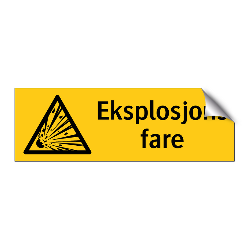 Eksplosjons fare