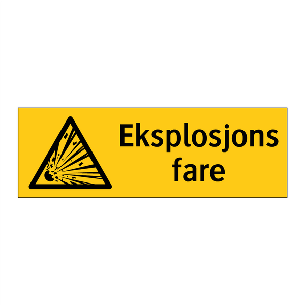 Eksplosjons fare