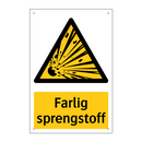 Farlig sprengstoff
