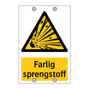 Farlig sprengstoff