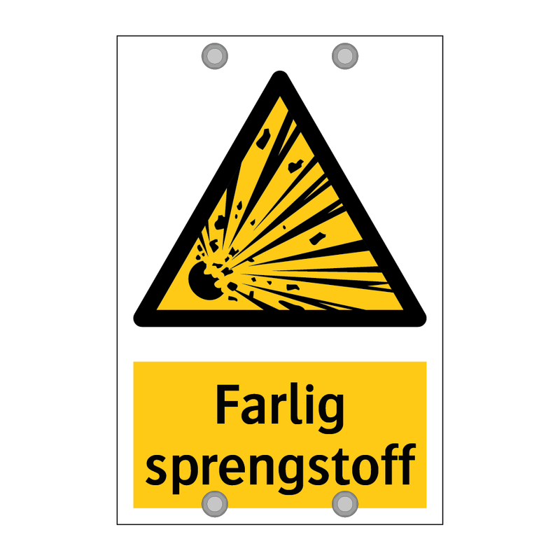 Farlig sprengstoff & Farlig sprengstoff & Farlig sprengstoff & Farlig sprengstoff