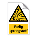 Farlig sprengstoff