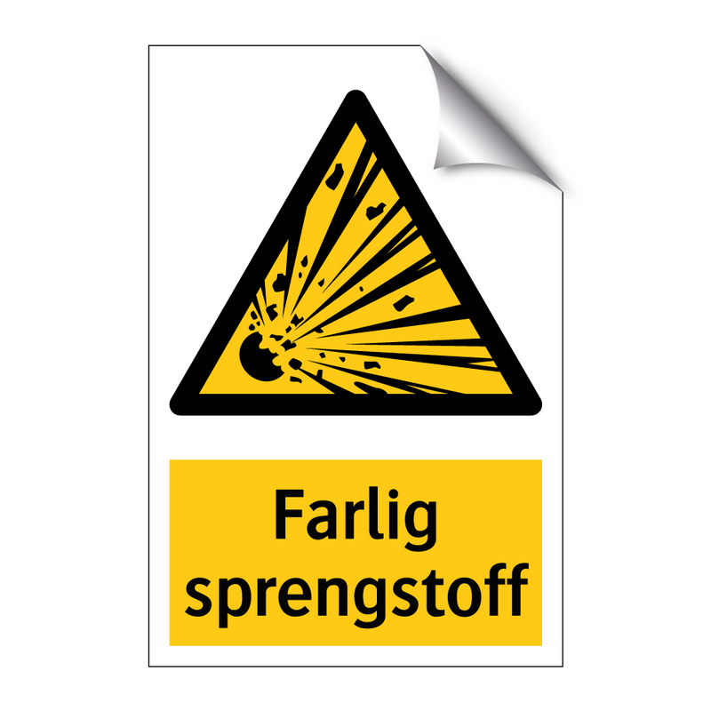Farlig sprengstoff & Farlig sprengstoff & Farlig sprengstoff & Farlig sprengstoff