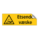 Etsende væske