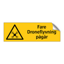 Fare Droneflyvning pågår