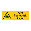 Fare fiberoptisk kabel