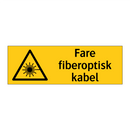 Fare fiberoptisk kabel