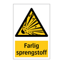 Farlig sprengstoff