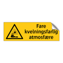 Fare kvelningsfarlig atmosfære