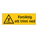 Forsiktig ett trinn ned