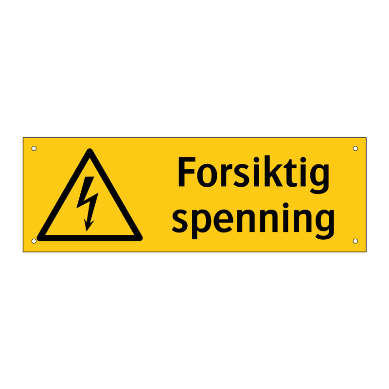 Forsiktig spenning & Forsiktig spenning & Forsiktig spenning & Forsiktig spenning
