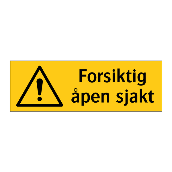 Forsiktig åpen sjakt & Forsiktig åpen sjakt & Forsiktig åpen sjakt & Forsiktig åpen sjakt