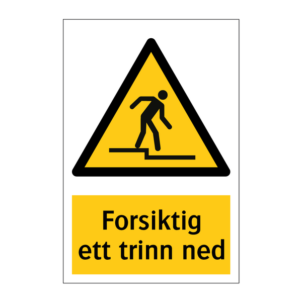 Forsiktig ett trinn ned