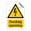 Forsiktig spenning