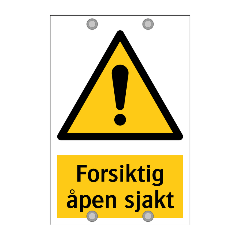 Forsiktig åpen sjakt & Forsiktig åpen sjakt & Forsiktig åpen sjakt & Forsiktig åpen sjakt