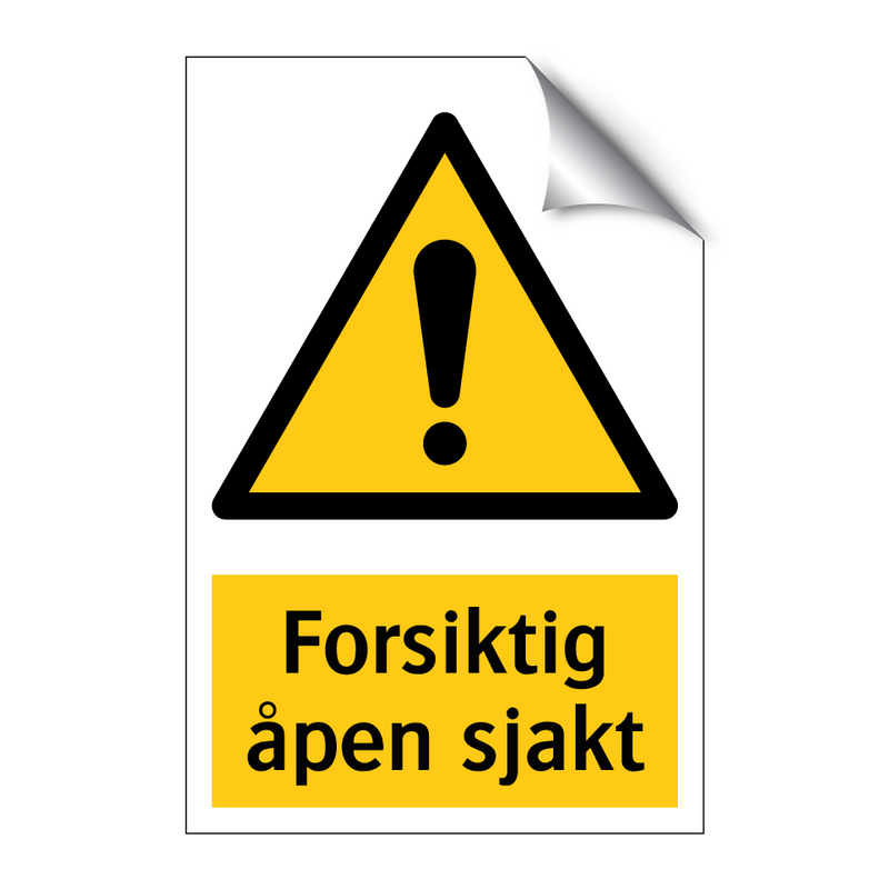 Forsiktig åpen sjakt & Forsiktig åpen sjakt & Forsiktig åpen sjakt & Forsiktig åpen sjakt