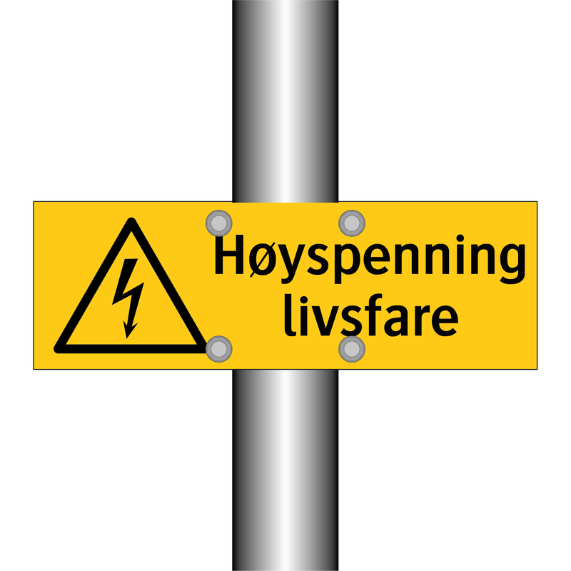 Høyspenning livsfare & Høyspenning livsfare & Høyspenning livsfare & Høyspenning livsfare