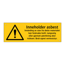 Inneholder asbest …