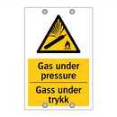 Gas under pressure Gass under trykk