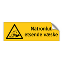 Natronlut etsende væske