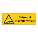 Natronlut etsende væske