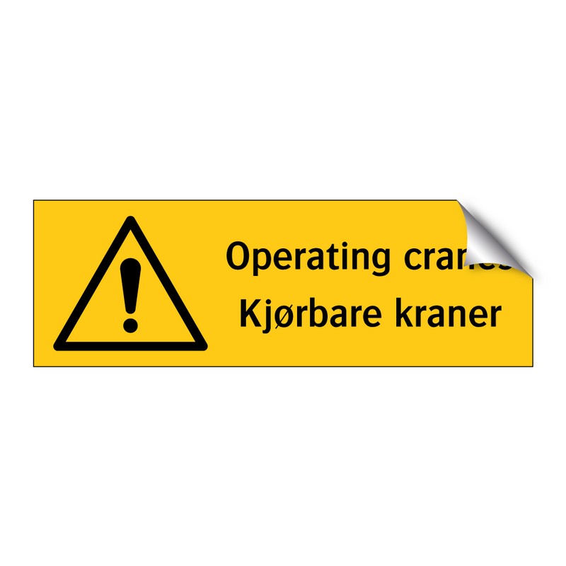 Operating cranes Kjørbare kraner & Operating cranes Kjørbare kraner