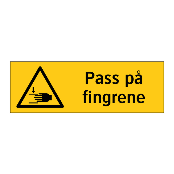 Pass på fingrene