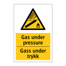 Gas under pressure Gass under trykk