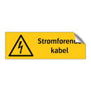 Strømførende kabel