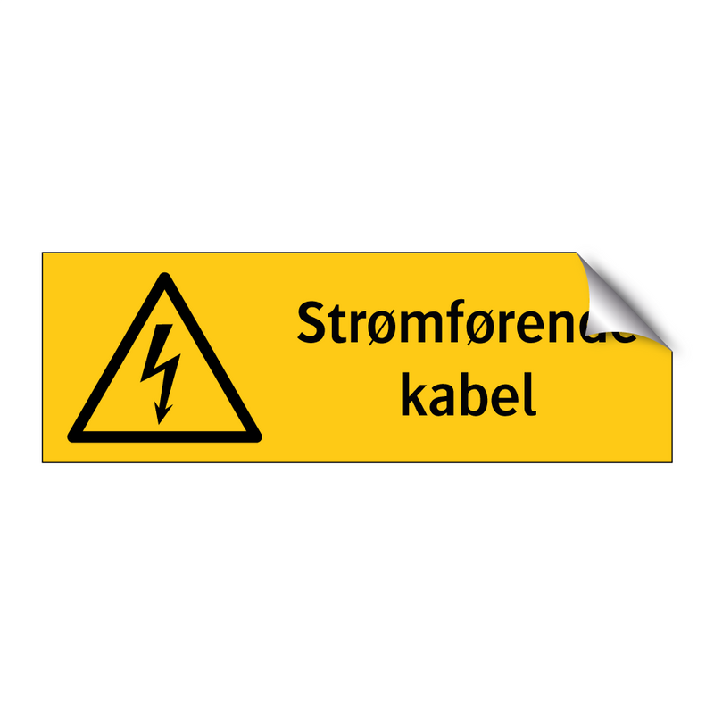 Strømførende kabel