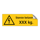 Største belastning
