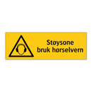 Støysone bruk hørselvern